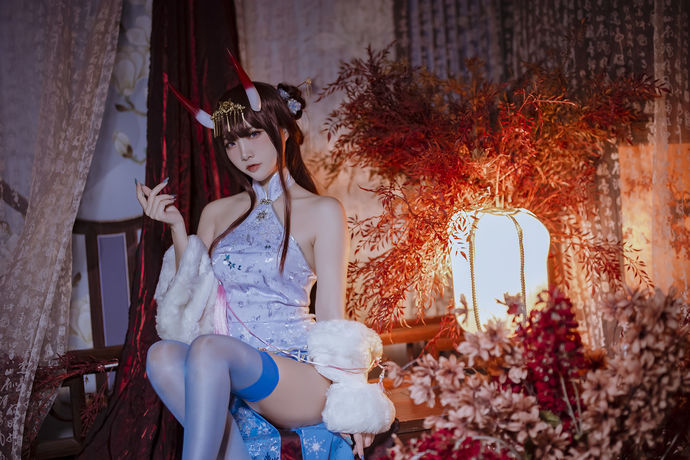 二佐Nisa-碧蓝航线 能代旗袍[18P-121MB]