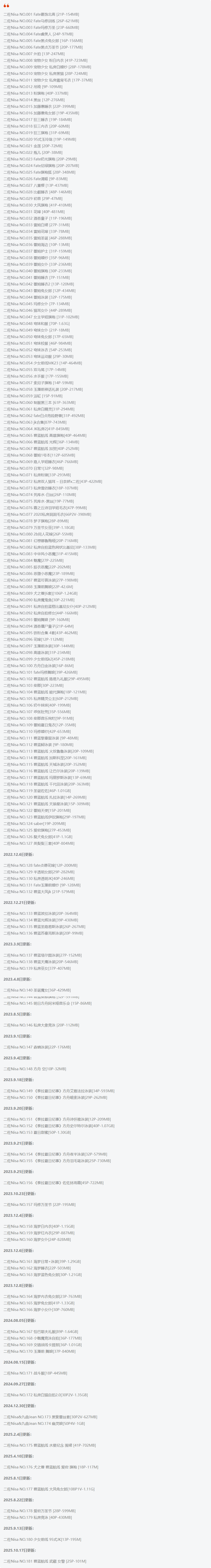 二佐Nisa全套cos图片合集元气满满的清纯少女